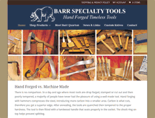 Tablet Screenshot of barrtools.com